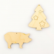 130427_Зимний набор подвесок № 2 (свинка, ёлочка)