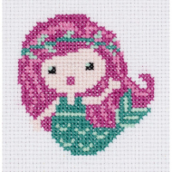 Набор для вышивания KLART арт. 8-439 Русалочка 9,5х10 см