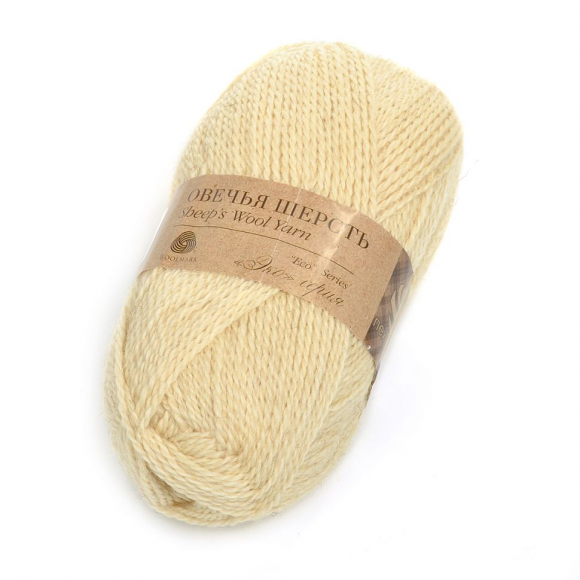 Пряжа для вязания ПЕХ Овечья шерсть (100% шерсть) 10х100г/200м цв. 166 суровый