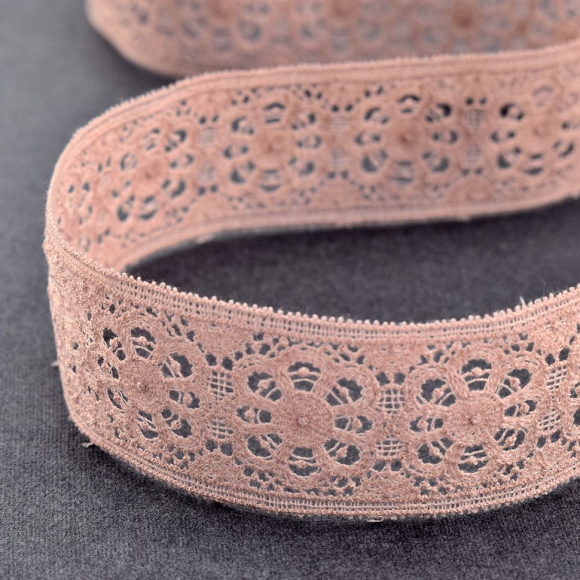 173853_Гипюр, 41 мм, цвет розовый