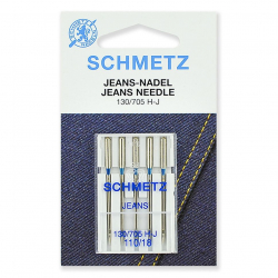 Иглы для бытовых швейных машин Schmetz для джинсы 130/705H-J №110, уп.5 игл