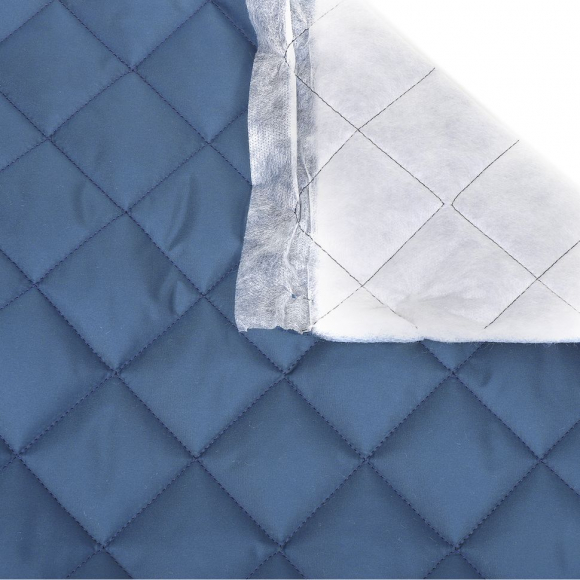 Ткань стежка ниточная Dewspo НАРЕЗКА TBY Ромб 5,5см 100%пэ 230г/м2 150см джинс 342 уп.5м