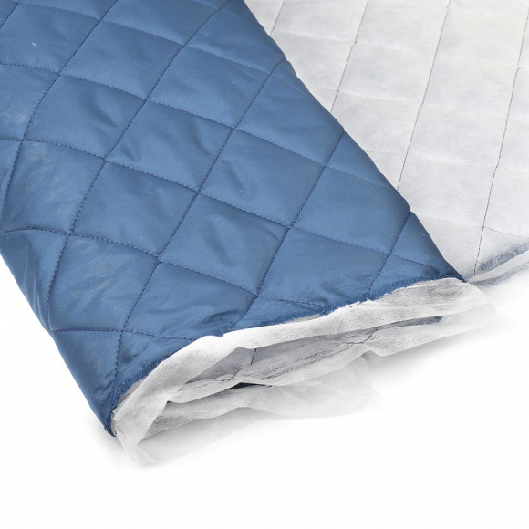 Ткань стежка ниточная Dewspo НАРЕЗКА TBY Ромб 5,5см 100%пэ 230г/м2 150см джинс 342 уп.5м