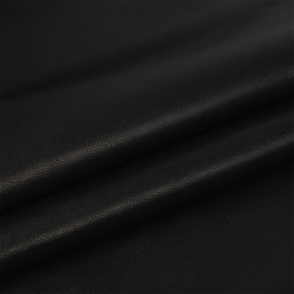 Кожа на замше PU 280 г/м? шир.137 см арт.TBY.Lth.3145.1 цв.01 черный уп.5м