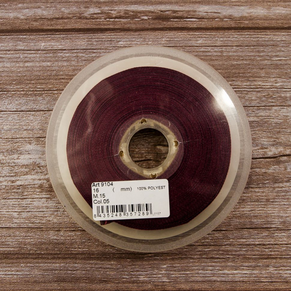 Лента жаккард SAFISA, 16 мм, 15 м, цвет 05