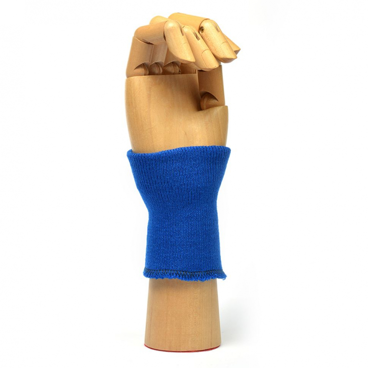 Манжеты 8х10 см 100% ПАН арт.МРЦ-32/2 рапорт 1х1 плетение ластик цв. 520/0 василек (ярко-синий) 10 пар