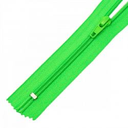 Молния MaxZipper пласт. спираль №5-N 18см н/р цв.F334 ярк.зеленый уп.50шт