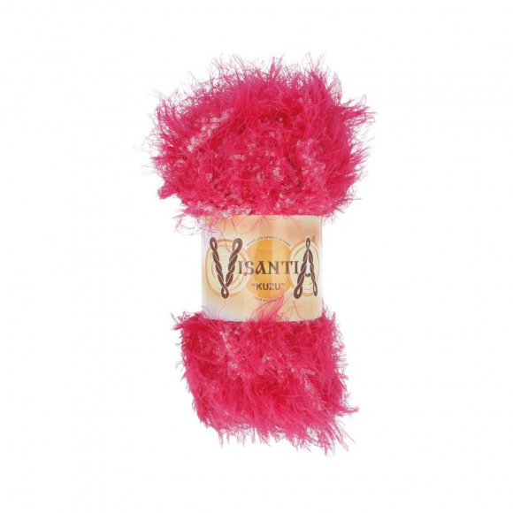 Пряжа VISANTIA KUZU (70% полиэстер, 30% нейлон) 5х100г/55м цв.05 яр.розовый Пряжа VISANTIA KUZU (70% полиэстер, 30% нейлон) 5х100г/55м цв.05 яр.розовый