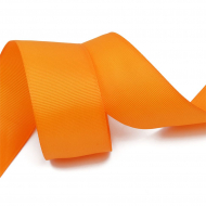 Лента Ideal репсовая в рубчик шир.38мм цв. 668 оранжевый уп.27,42м