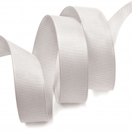 Лента Ideal репсовая в рубчик шир.25мм цв. S186 розово-серый уп.27,42м