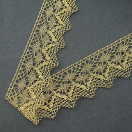 157129_Кружево, 42 мм, золотой