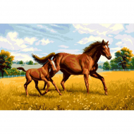 Набор для вышивания мулине НИТЕКС арт.2114 45х65 см