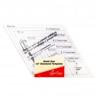 82841_Лекало для создания ромбов с углом 60° на размеры от 1" до 4"