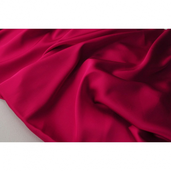 Ткань шелк Армани 90г/м? 97% ПЭ 3% Спандекс шир.150см арт.АШ2174.22 цв.22 малина уп.5м Ткань шелк Армани 90г/м? 97% ПЭ 3% Спандекс шир.150см арт.АШ2174.22 цв.22 малина уп.5м