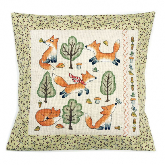 Набор для изготовления наволочки "Лисичка-сестричка" Набор для изготовления наволочки "Лисичка-сестричка"