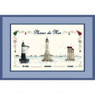 189488_Набор для вышивания "Phares De Mer" (Морские маяки) , 33 х 40 см 189488_Набор для вышивания "Phares De Mer" (Морские маяки) , 33 х 40 см