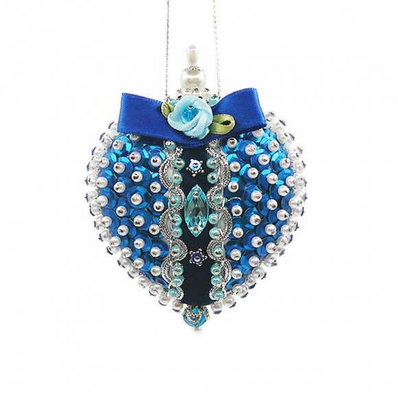 184848_Набор для творчества - елочная игрушка "Ноктюрн" (синий)