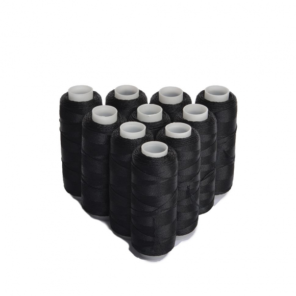 Нить особопрочная 10кат. цв. черный А