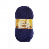 Пряжа ADELIA JAKE CLASSIC (75% шерсть, 25% нейлон) 5х100г/410м цв.10 т.синий