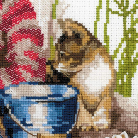 Набор для вышивания РИОЛИС арт.1470 Ловись, рыбка 30х30 см