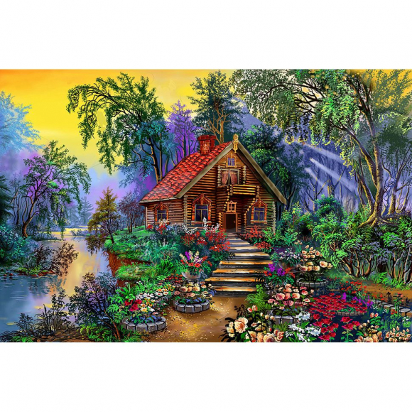 Пазл ФРЕЯ арт.PZL-1500/04 Тропинка к дому 47,5х67 см