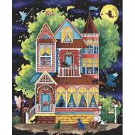 Набор для вышивания LETI арт. 937 Сказочный дом 32х26 см