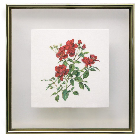 Набор для вышивания THEA GOUVERNEUR арт.411А Пылкий цветок 44х44 см