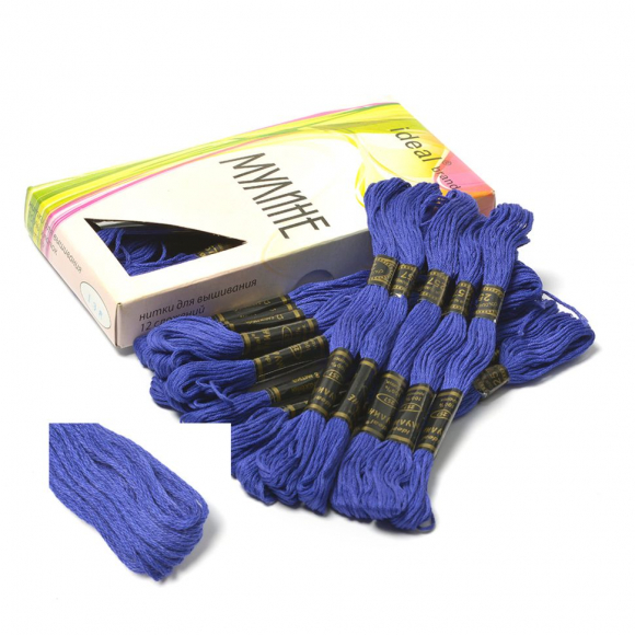 Нитки мулине IDEAL арт.ТВ (100% хлопок) 24х8м цв.257