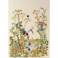 Набор для вышивания PERMIN арт.90-4152 Борщевик 33х45 см