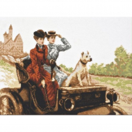 Набор для вышивания ПАЛИТРА арт.11.005 С ветерком 38х26 см