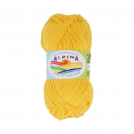 Пряжа ALPINA XENIA (100% мерсеризованный хлопок) 10х50г/240м цв.014 желтый