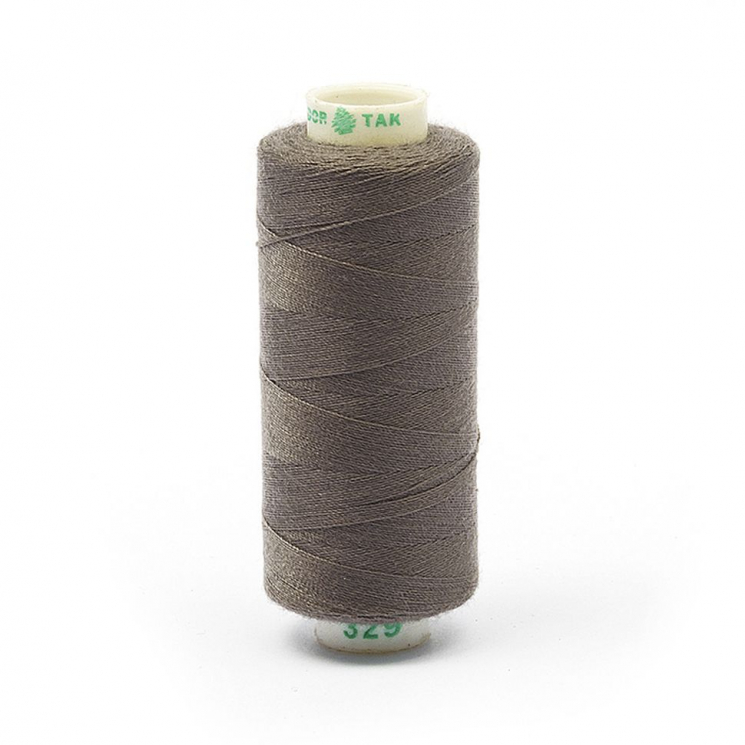 Нитки Dor Tak бытовые 40/2 полиэстер 366м цв.329 серый