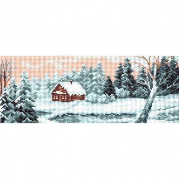 Рисунок на канве МАТРЕНИН ПОСАД арт.24х47 - 0785 Стужа