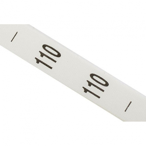 Размерники полиэстер 110 белый 10х40 мм в рул. 1250 шт (50м)