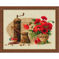 Набор для вышивания РИОЛИС арт.1121 Кофе 30х24 см