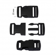 Фастекс пластик TBY.0069 25мм цв.черный уп.100 шт