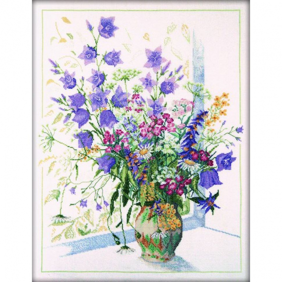 Набор для вышивания РТО арт.M052 Букет с колокольчиками 37х46 см