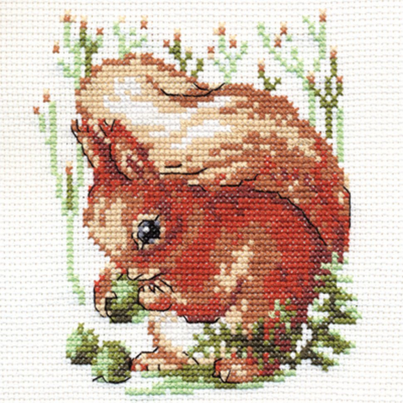 Набор для вышивания KLART арт. 3-046 Белка 10х12 см