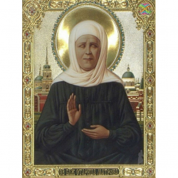 Алмазная мозаика Ah3043 Матрона Московская 30х40