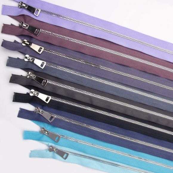 Молния мет. титан №5 никель два замка 110см D211 зеленый чай