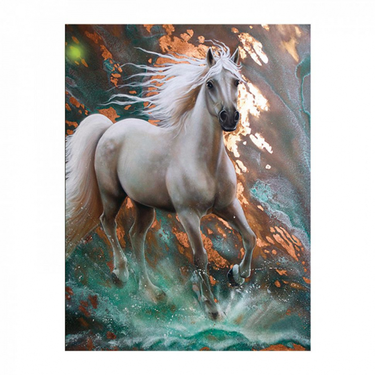 Картины мозаикой Molly арт.KM0883 Стремительный (10 цветов) 15х20 см