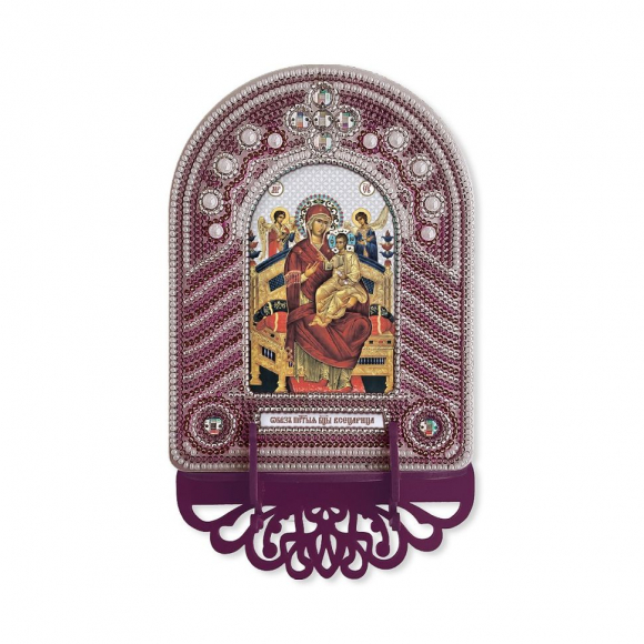 Набор для вышивания бисером НОВА СЛОБОДА арт.ВК1011 Богородица Всецарица 10х13 см