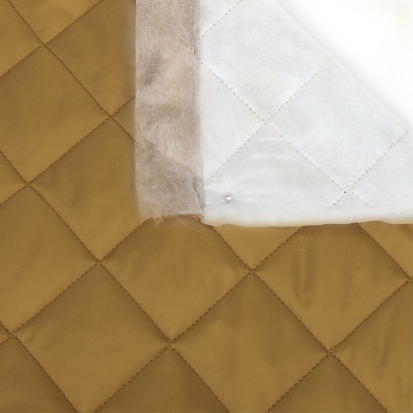 Ткань стежка ниточная Dewspo НАРЕЗКА TBY Ромб 5,5см 100%пэ 230г/м2 150см бежевый S007 уп.5м