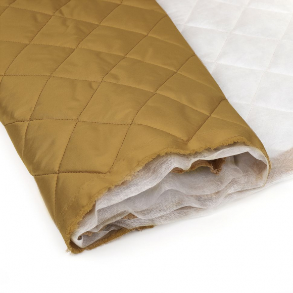 Ткань стежка ниточная Dewspo НАРЕЗКА TBY Ромб 5,5см 100%пэ 230г/м2 150см бежевый S007 уп.5м