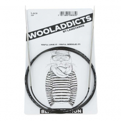 168167_Спицы круговые супергладкие WOOLADDICTS Lace №4,5, 120 см