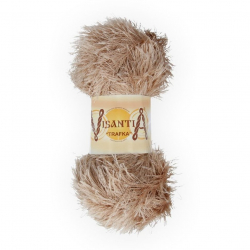 Пряжа VISANTIA TRAFKA (100% полиэстер) 5х100г/150 м цв.0052 бежевый