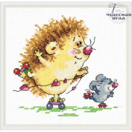 Набор для вышивания ЧУДЕСНАЯ ИГЛА арт.18-85 Первые успехи 13х13 см