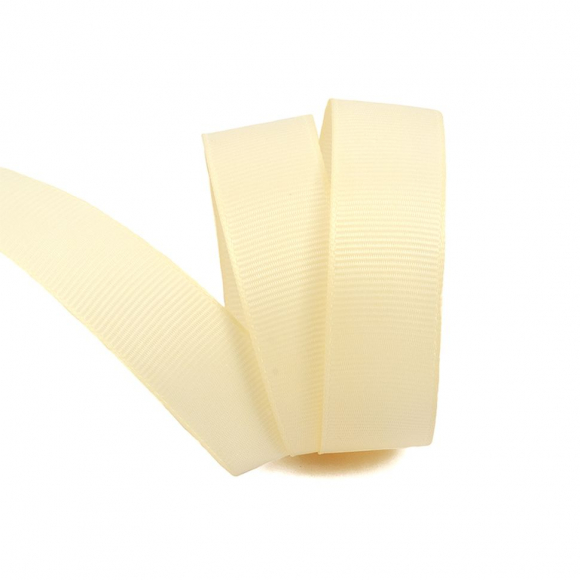 Лента Ideal репсовая в рубчик шир.20мм цв. 815 кремовый уп.27,42м