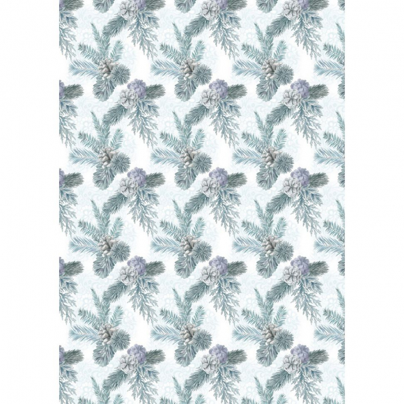 Ткань для пэчворка PEPPY Новогоднее Волшебство 135 г/м? 100% хлопок цв.НВ-15 белый уп.50х50 см