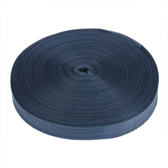 Тесьма киперная 22 мм хлопок 1,8г/см арт.12.2С-257К.22.030 цв.т.синий уп.50м